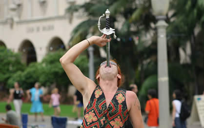 Circus Skills and Street Entertainers